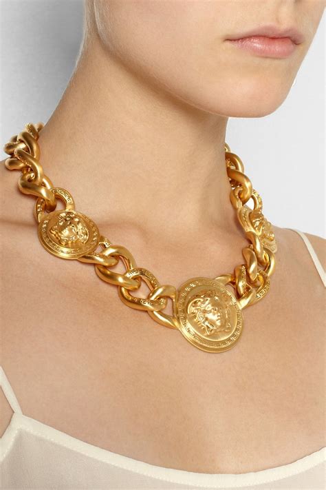 versace necklace.